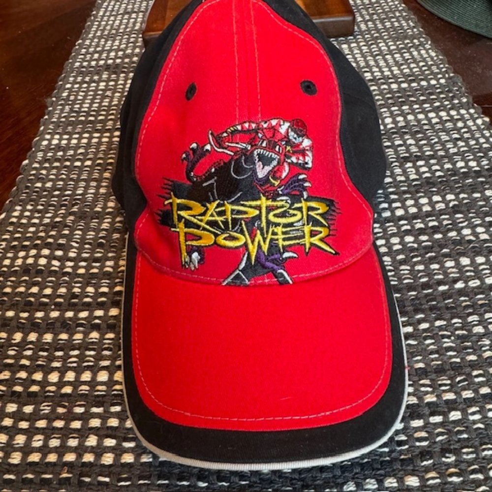 NWOT Vintage POWER RANGERS Dinothunder Raptor Power Strapback Hat